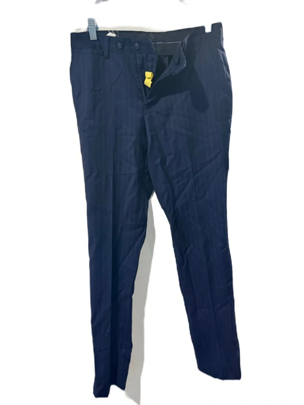 Navy Pinstripe Men's suit slim fit 30